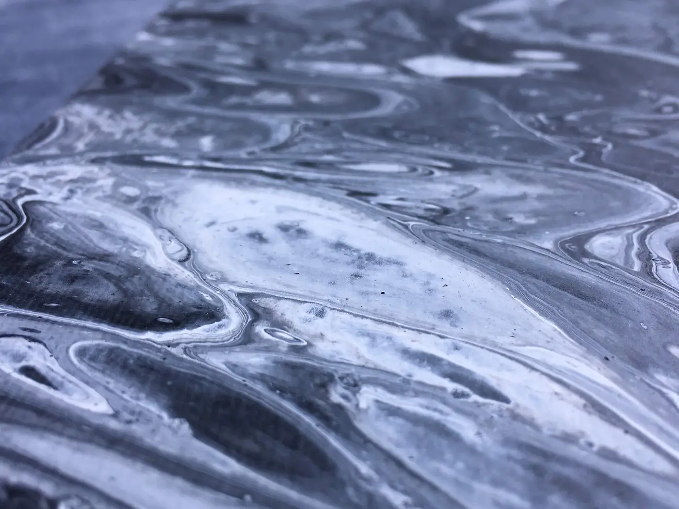 Black and White Pour, photo 6 of 10