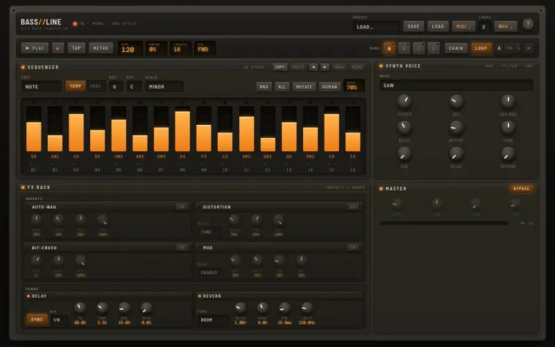 BASS//LINE screenshot